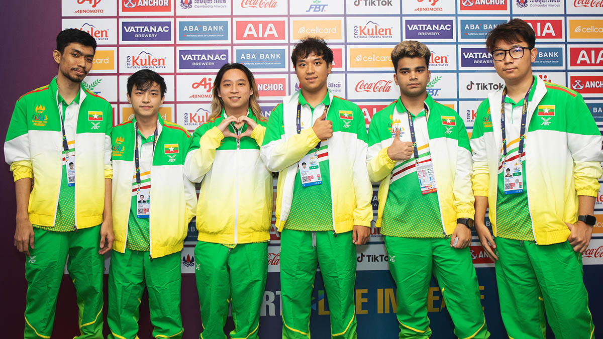 Myanmar causes national upset over host nation Cambodia in the MLBB SEA Games