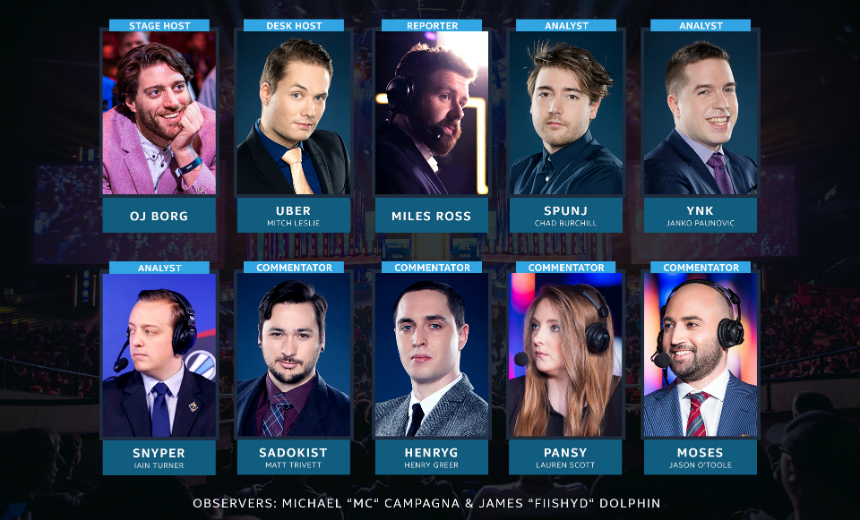 Intel Extreme Masters Sydney 2017 - Broadcasting talent announcement