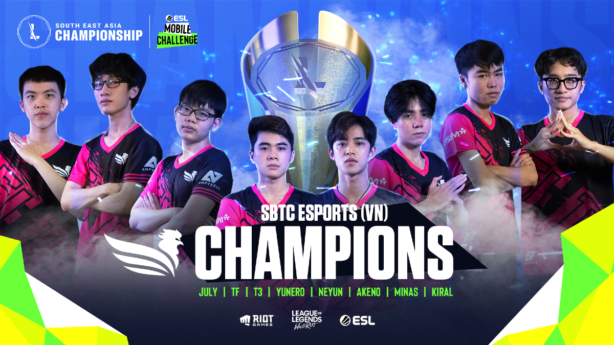 SBTC Esports claim a decisive victory at the Wild Rift SEA Championship 2021