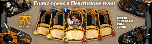 Fnatic enter Hearthstone, add Frezzar