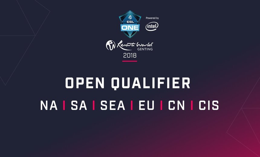 ESL One Genting Open Qualifiers announced