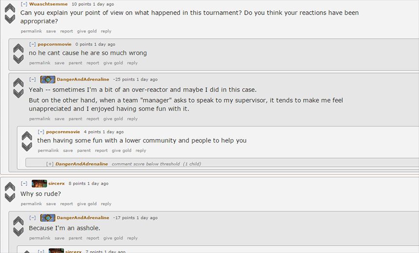 Hearthstone tournament admin abuses team manager, demands her team sing and dance for unban