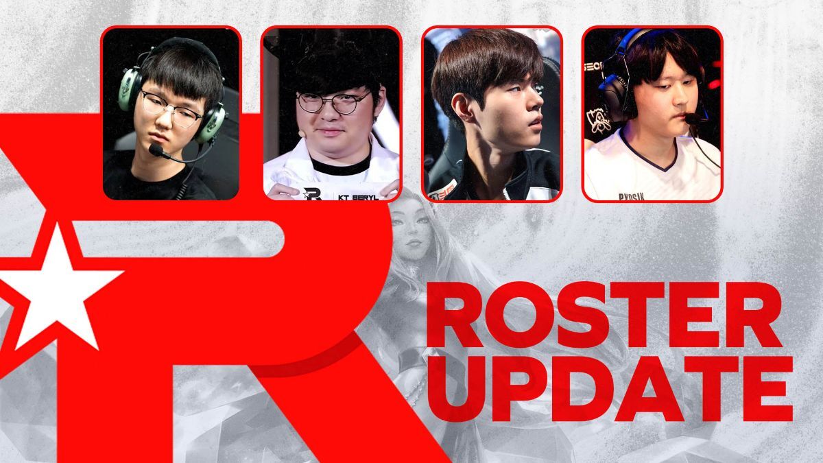 KT Rolster bring onboard three former world champions from the LCK
