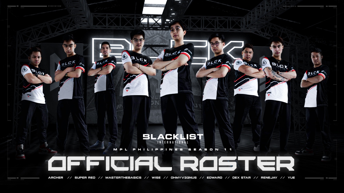 Blacklist International field a heavily altered roster for MPL PH Season 11