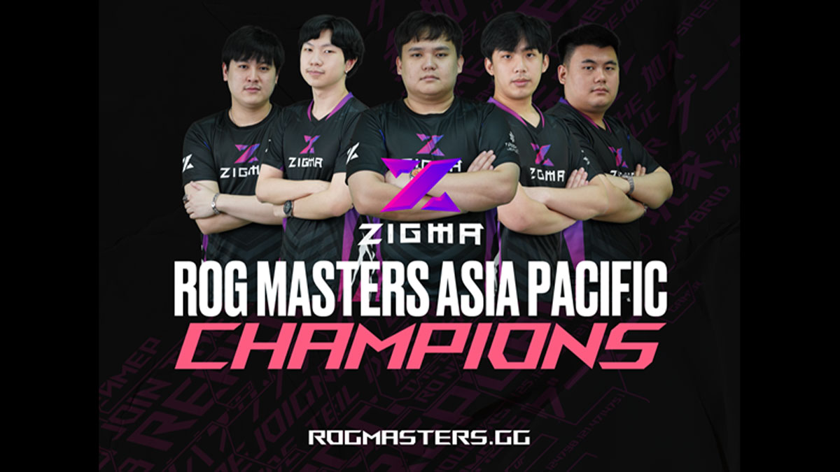 ZIGMA wins the inaugural ROG Masters APAC 2021