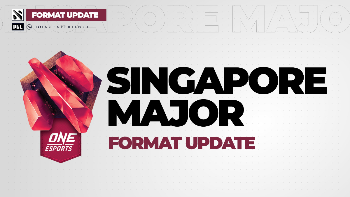PGL announce a format change to the Singapore Major