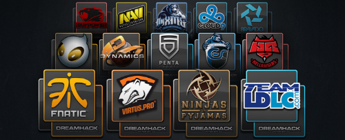 Valve has released stickers for DH Winter teams
