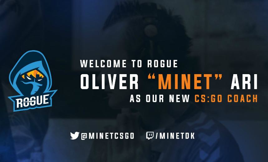 Rogue add Oliver "minet" Minet as Coach