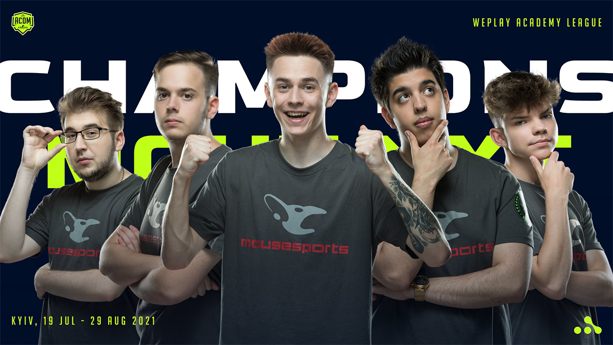 Mouz NXT wins the grand final of the WePlay Academy League Season 1
