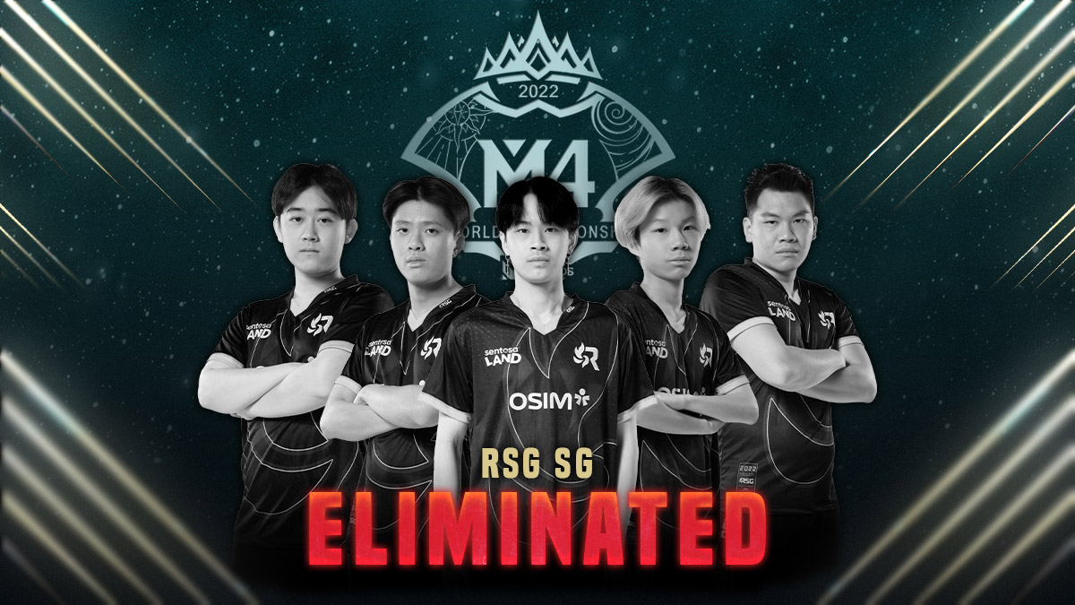 M4 World Championships: RSG SG are the first team eliminated