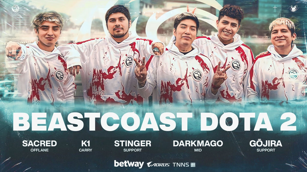 beastcoast unveil their new roster for the 2022-2023 Dota 2 season with two new players