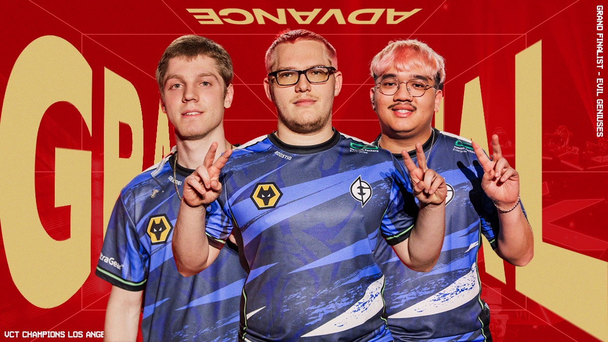 Evil Geniuses will rematch against Paper Rex in the VCT Champions 2023 grand finals