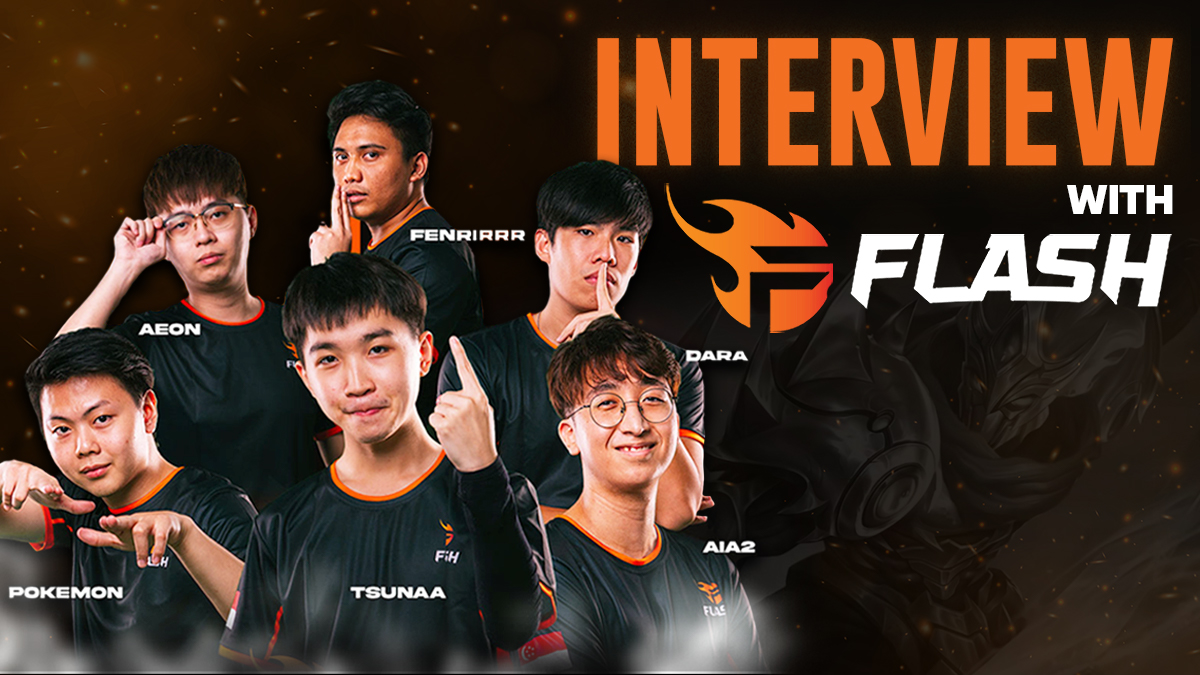 Aeon on Team Flash: "We might be new, but we're definitely a threat to the MPL teams in SG"