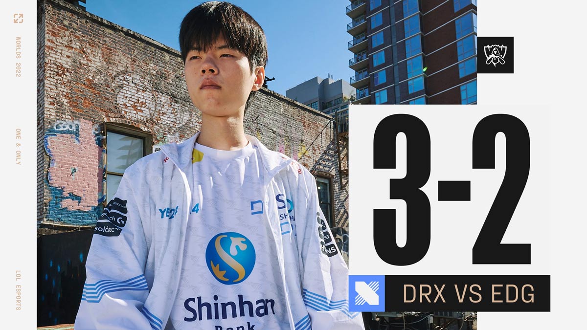 Worlds 2022: DRX clears out EDward Gaming to finish Quarterfinals