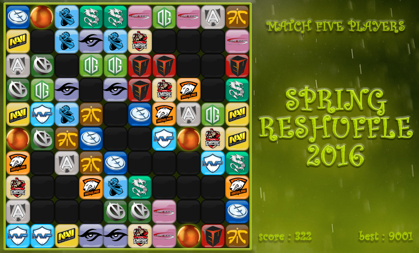 The Spring Reshuffle log