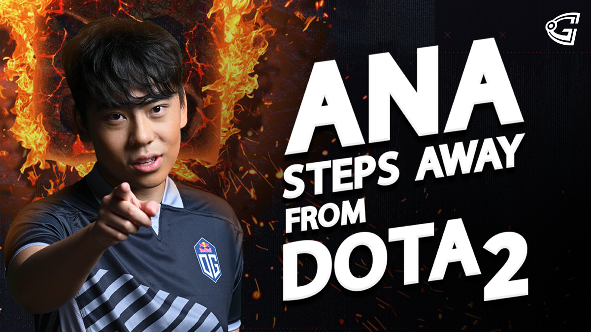 Ana steps away from OG and Dota 2