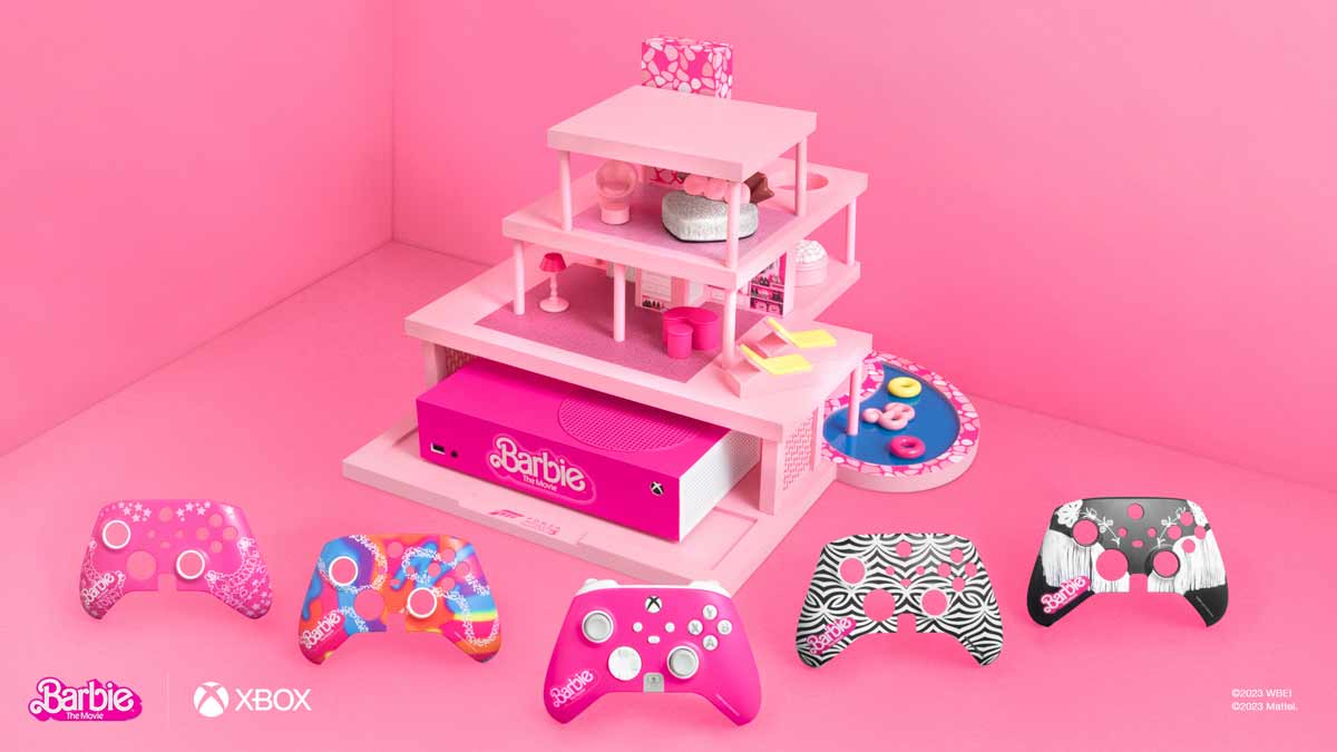 Xbox partners up with Barbie for themed console and Forza vehicles