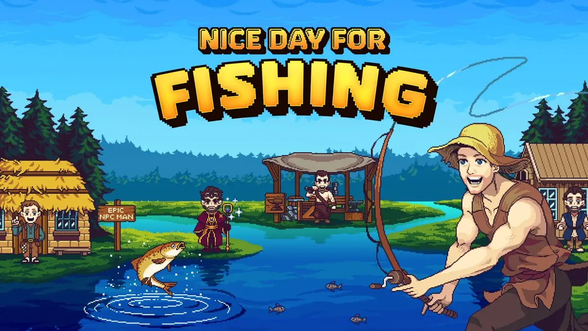 Viva La Dirt League's adventure RPG Nice Day For Fishing drops release date trailer