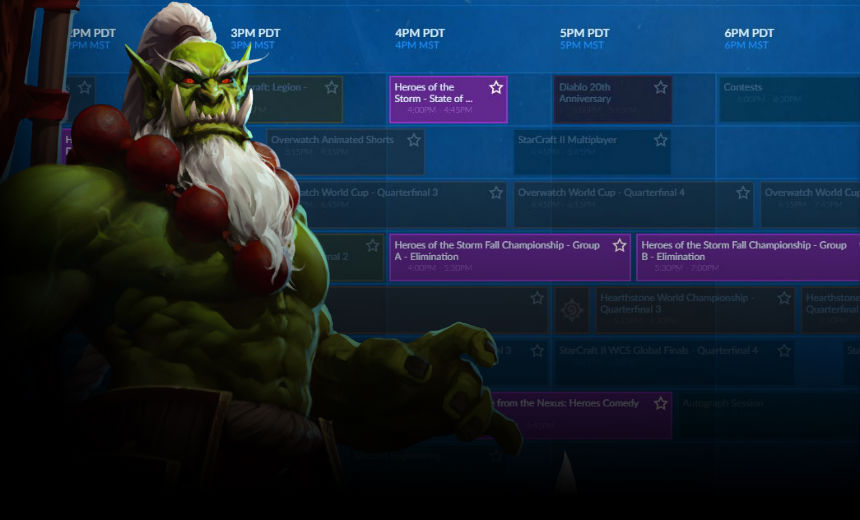 Heroes of the Storm events scheduled for BlizzCon 2016