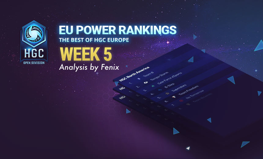 HGC 2017 EU Power Rankings: End of Week 5
