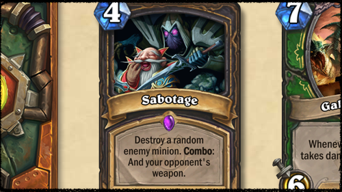Listen all of y'all, it's a new Goblins vs Gnomes card for rogues!