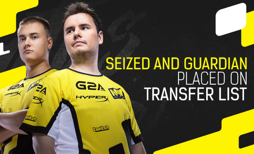 GuardiaN and seized step down from Natus Vincere's starting roster
