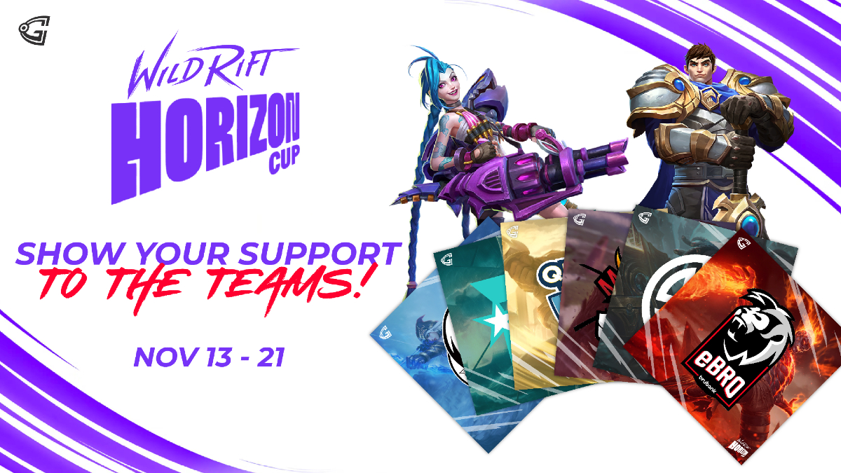 Wild Rift Horizon Cup 2021 teams