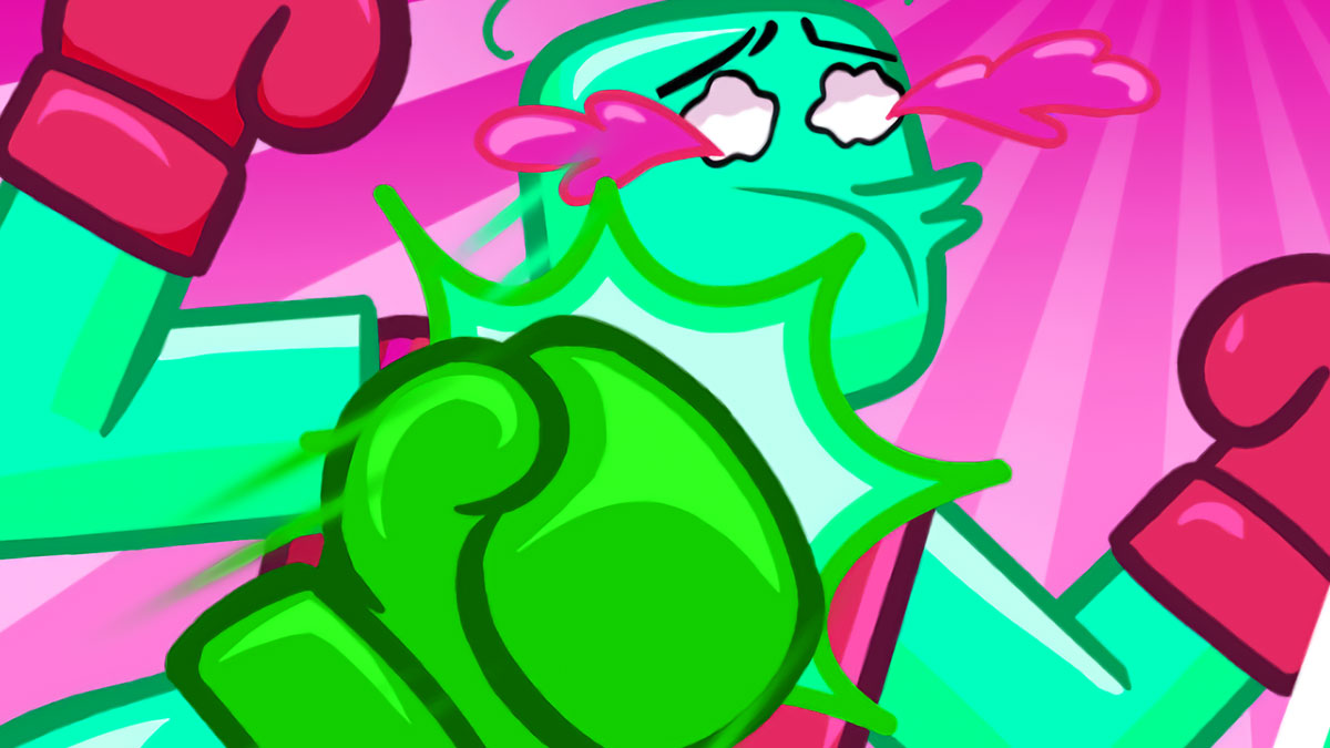 Promo artwork for Roblox Boxing Click Fight.