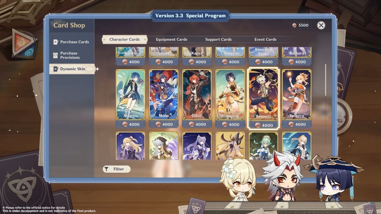 Genshin Impact TCG Tier List - All Cards Ranked