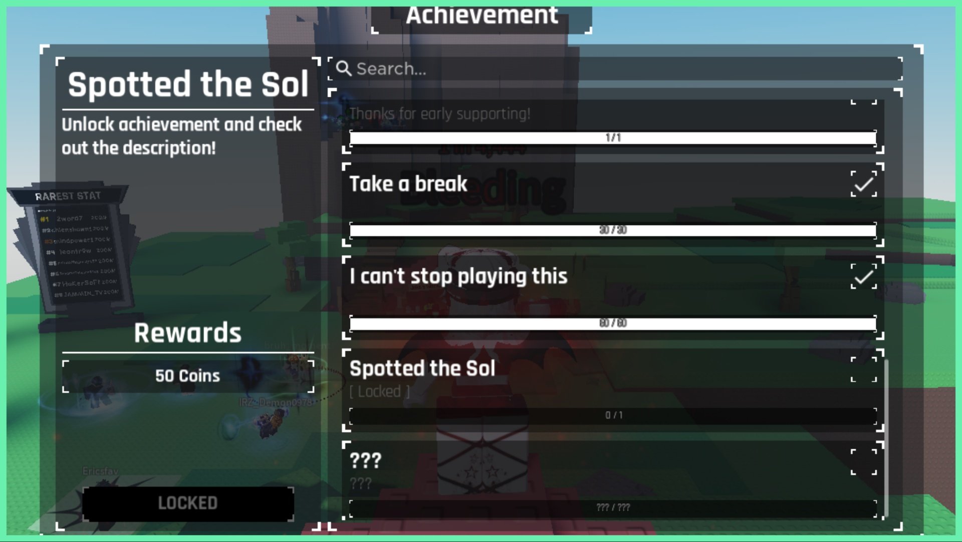 How To Complete The Sols RNG Spotted The Sol Achievement