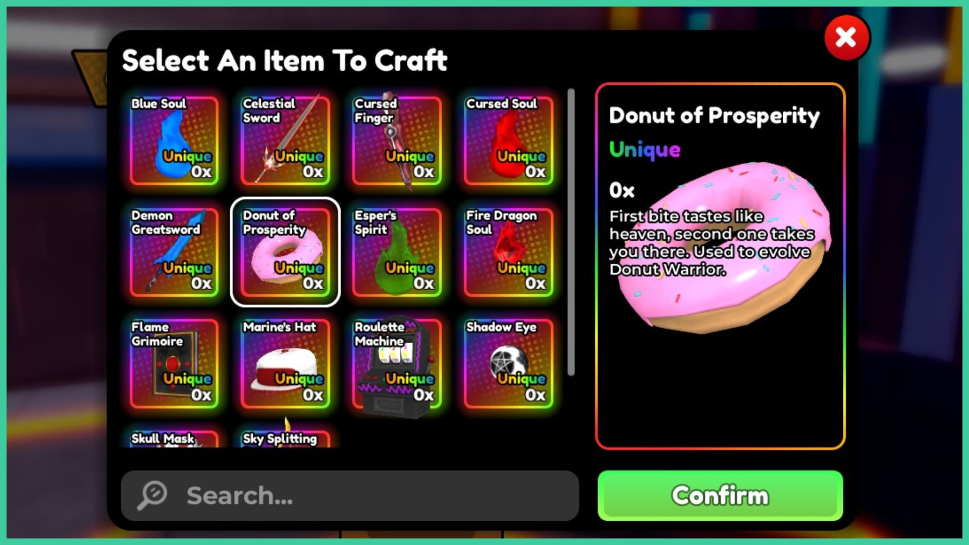 Anime Defenders Donut Warrior - Evolves into the Donut Master!