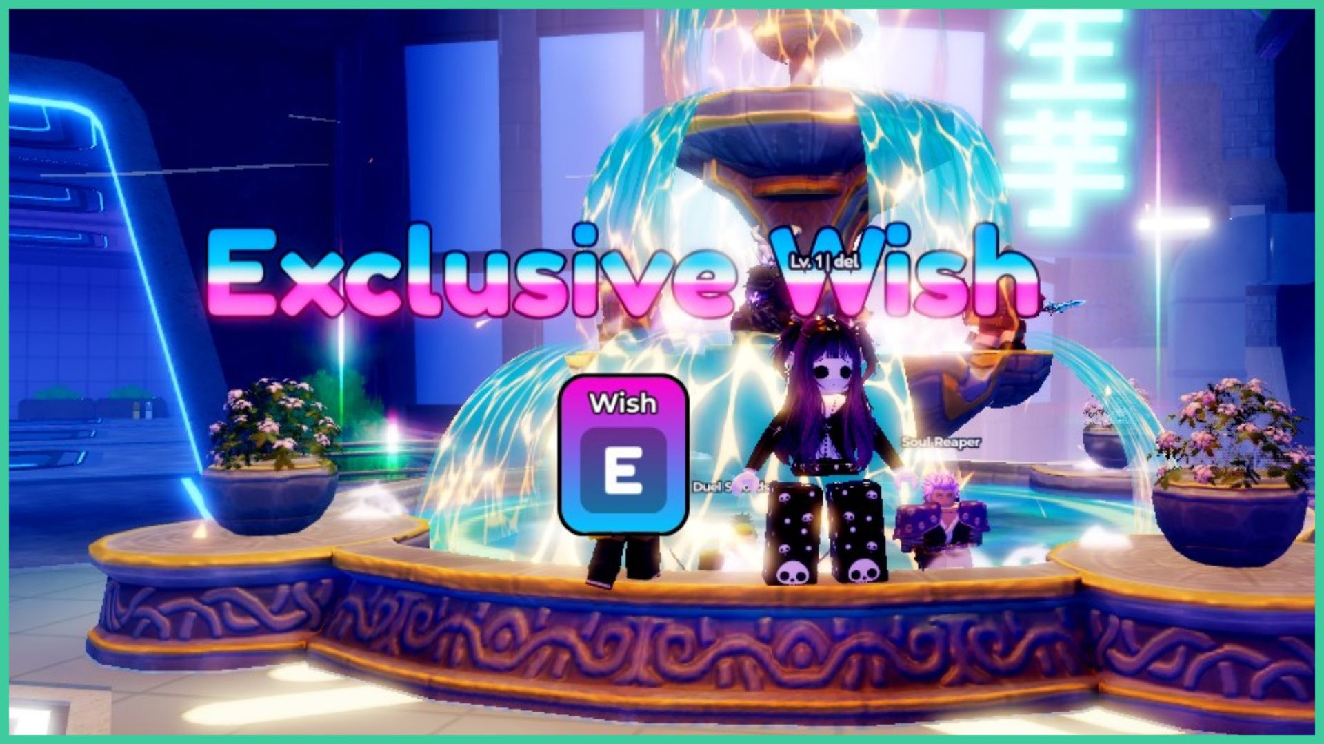 Anime Defenders Wish Guide - Exclusive Wish Fountain