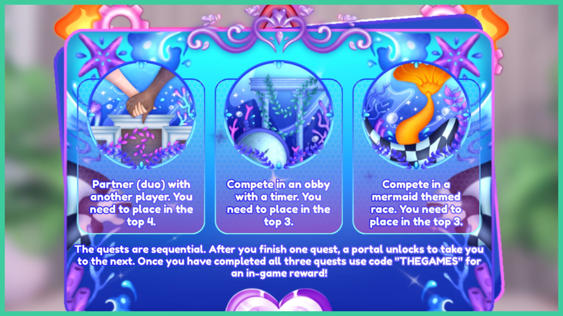 Dress To Impress The Games Event Guide - Mermaid Outfit!