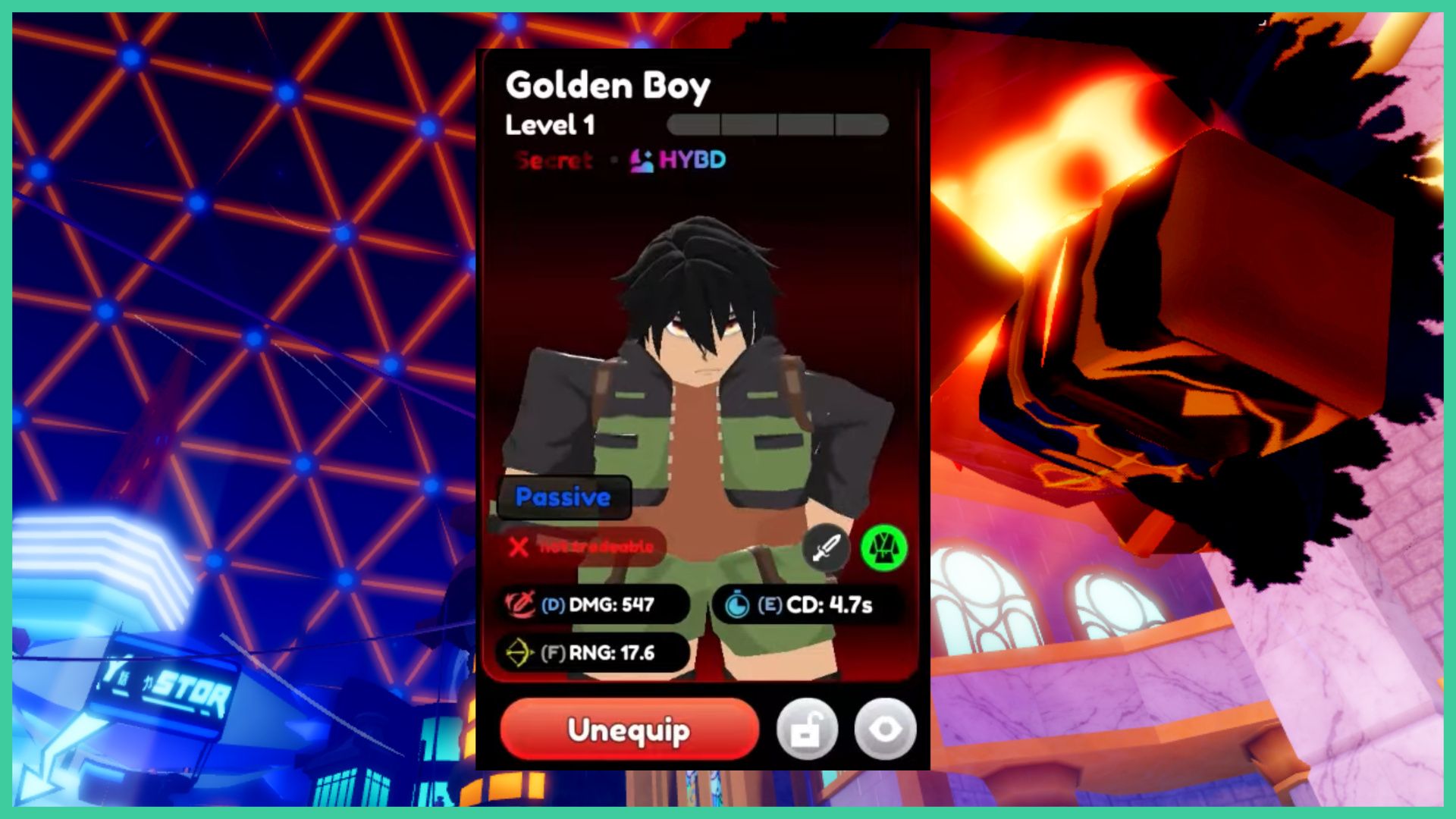 Anime Defenders Golden Boy Obtainment Guide - Drop Rate and Evolution