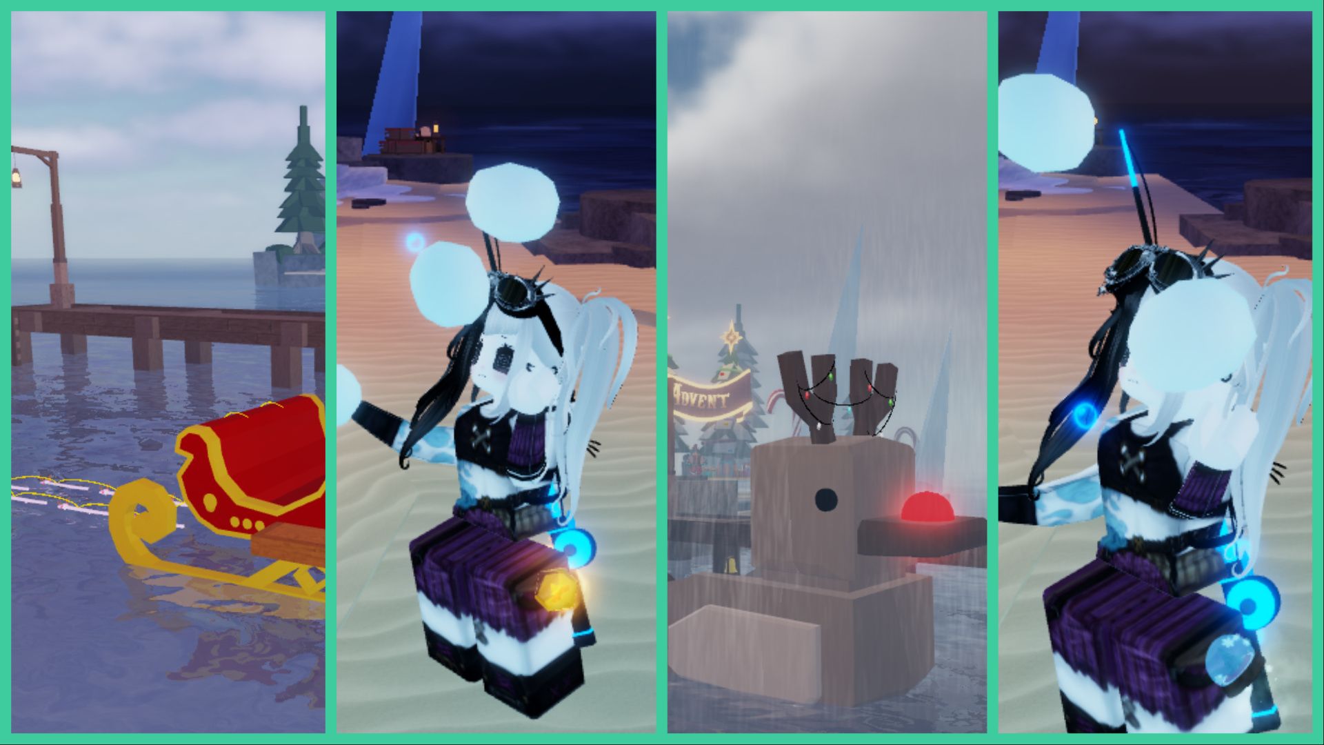 Fisch Santa Quest Rewards - Boats, Bobbers, Titles, and More!