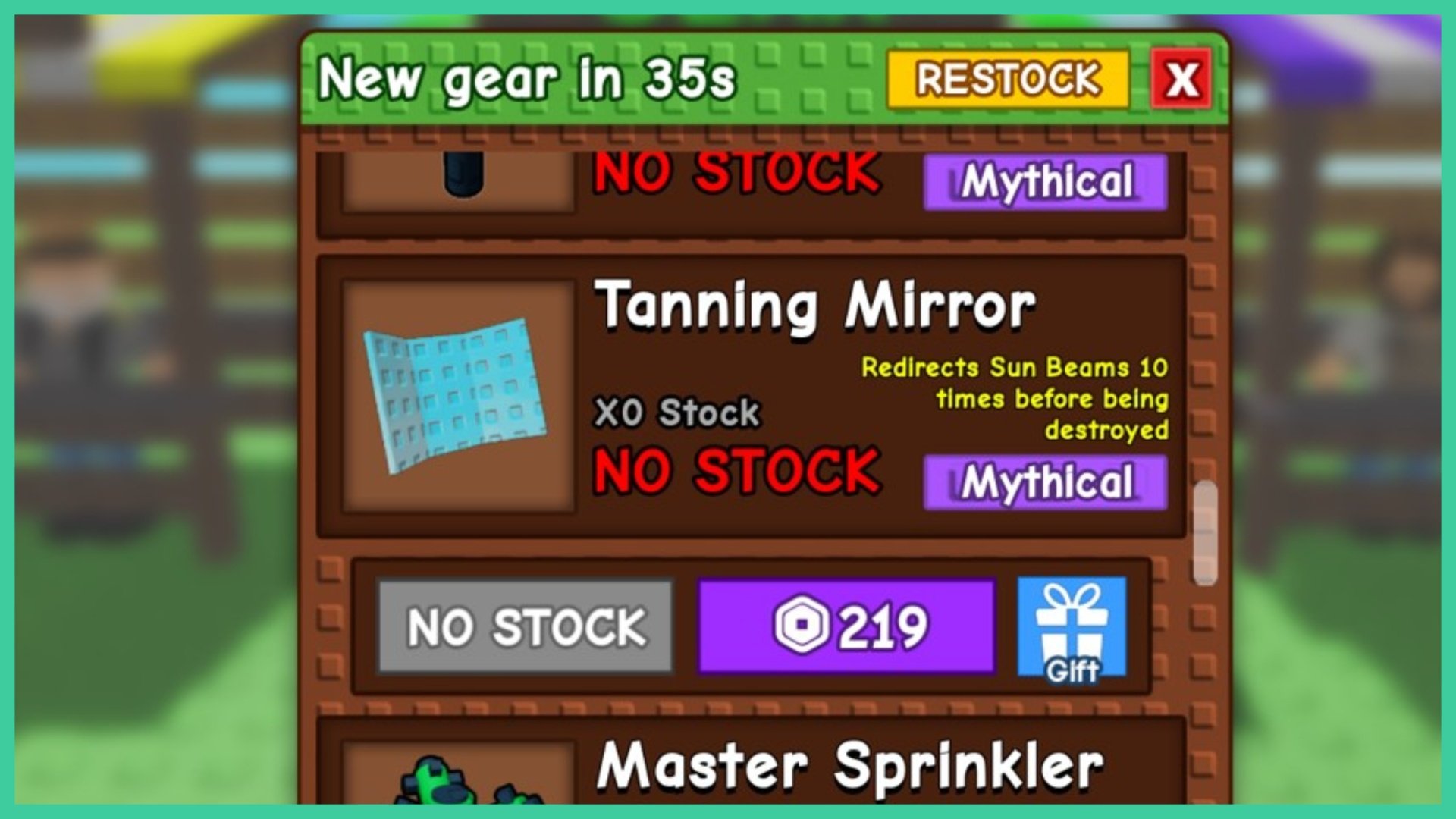 What Does The Tanning Mirror Do In Grow a Garden? - How To Get The Sundried Mutation