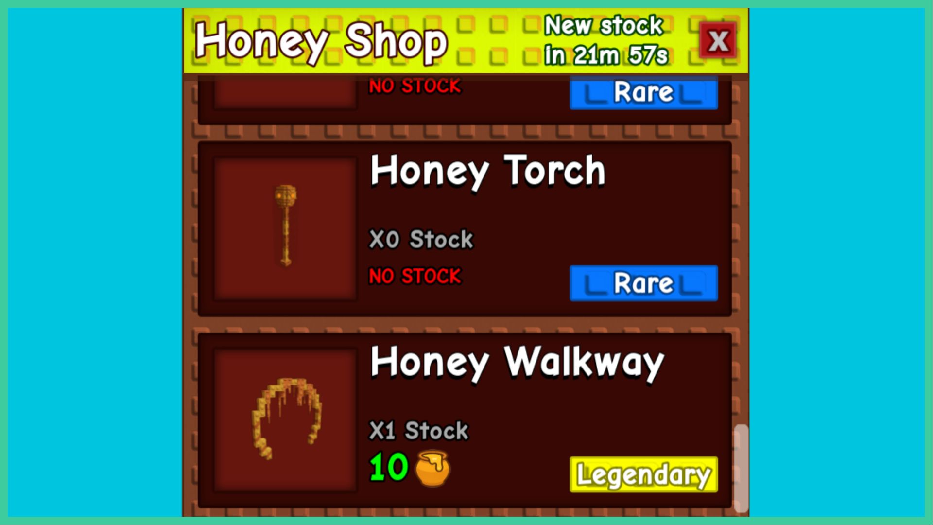 Grow a Garden Honey Shop Stock - All Items and Costs