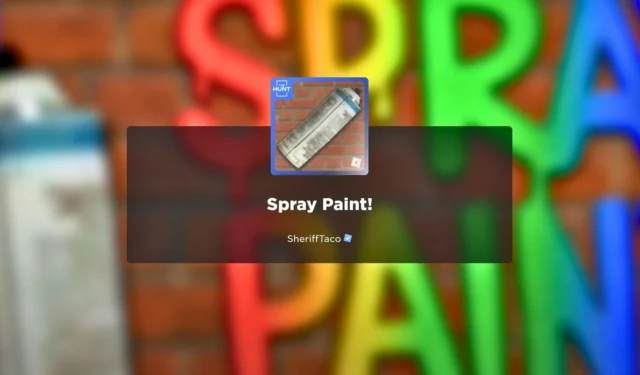 Spray Paint! – Roblox The Hunt: First Edition