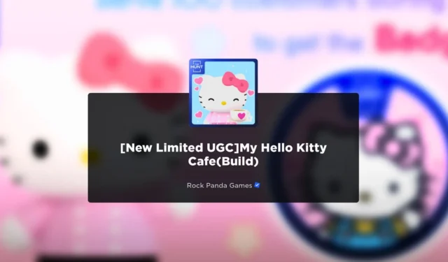 My Hello Kitty – Roblox The Hunt: First Edition