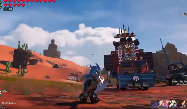 “You will ride eternal, shiny, and chrome”: LEGO Fortnite player makes Doof Wagon from Mad Max