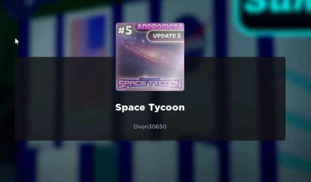 Space Tycoon Codes (April 2024)