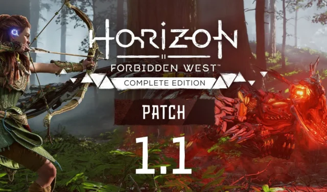Horizon Forbidden West PC Patch 1.1 Released; Nixxes Working on AMD FSR 3 Support