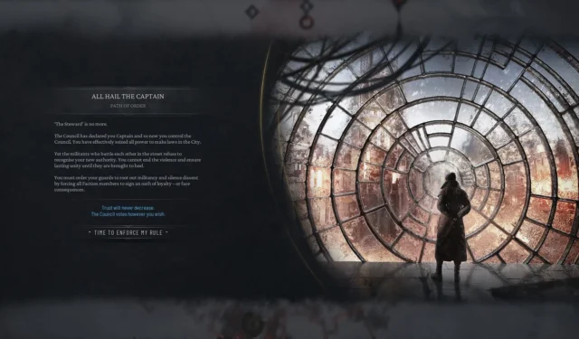 Guide to Obtaining Captain’s Authority in Frostpunk 2