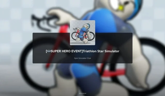 Triathlon Star Simulator Superhero Event Update: Featuring Steel Wolf, Barbarian, and More Characters
