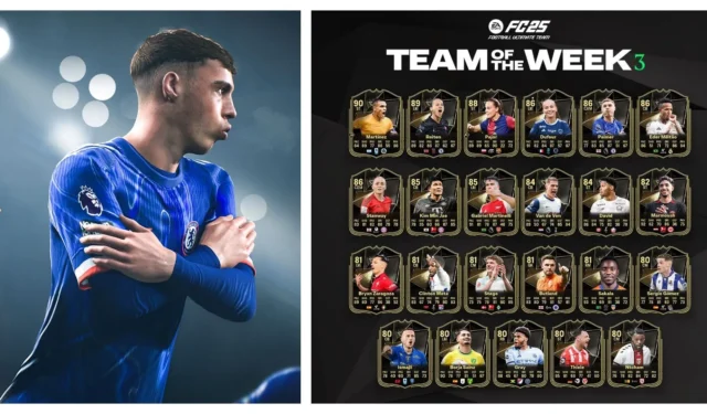 EA FC 25 Team of the Week 3 Announced; Lautaro Martinez and Cole Palmer Headline the Squad