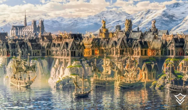 Minecraft Player Constructs Stunning Gothic City After Three Years, Evoking Elden Ring Vibes