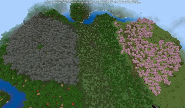 “Heaven and Hell Side by Side”: Minecraft Enthusiast Uncovers Amazing Seed Featuring Pale Garden and Cherry Grove