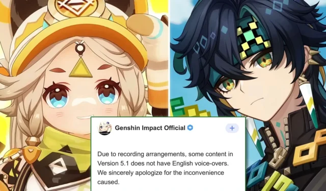 Unvoiced Genshin Impact Characters in English Dub Due to Ongoing Voice Actors’ Strike
