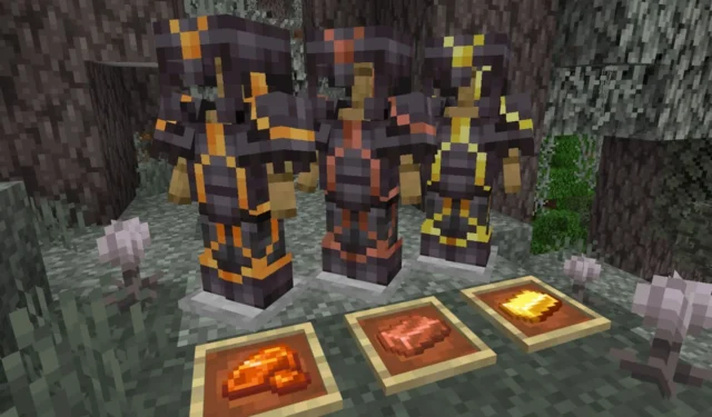 Minecraft Fans Impressed by New Armor Trim Material That Resembles Lava
