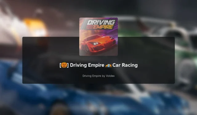 Driving Empire Spookfest Update: Patch Notes and Latest Features